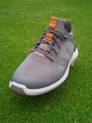 Puma Power Adapt Golf Lace-Up Gray Synthetic 8
