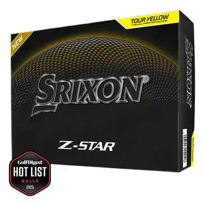 Z-STAR Golf Balls Yellow