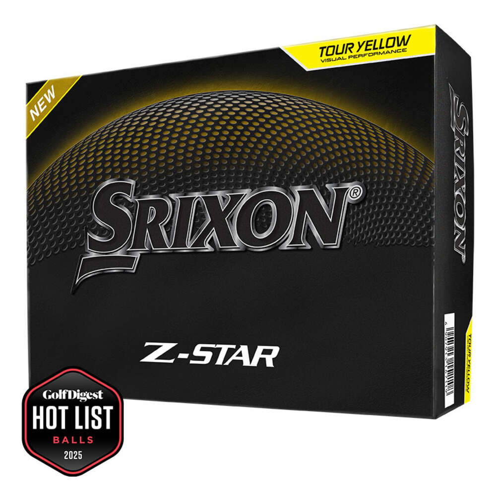 Z-STAR Golf Balls Yellow