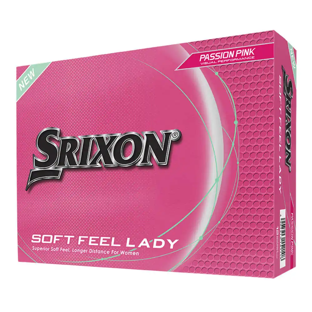 Srixon SOFT FEEL LADY Golf Balls Passion Pink
