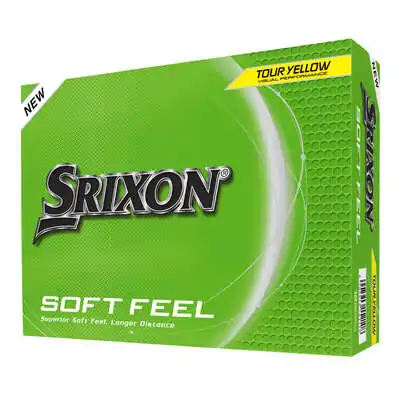 SOFT FEEL Golf Balls Yellow